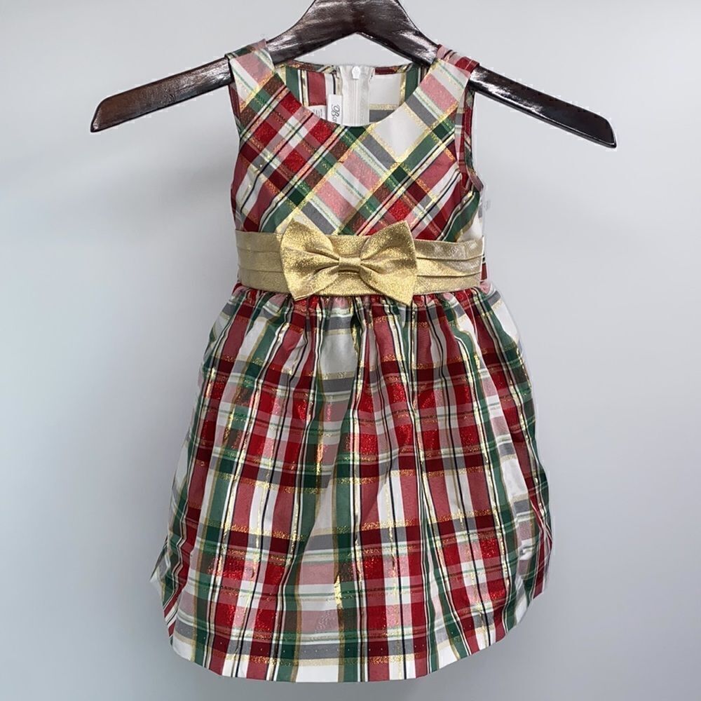 Bonnie Jean Christmas Dress Girls Size 2T